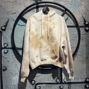 Bleach pattern hoodie